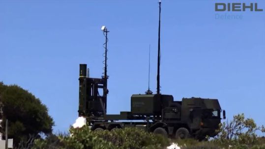 The IRIS-T Surface Launches Missile air defence system being used by Ukrainian forces