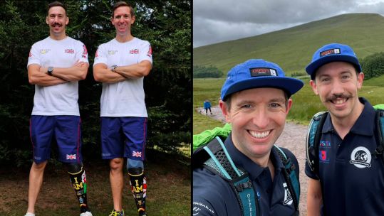 The Limbitless Expedition, where Armed Forces veterans, Rich Potter and Rich Davies 30092024 CREDIT Rich Potter