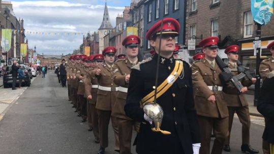 The Lothians and Border Yeomanry in East Lothian