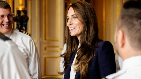 The Princess of Wales has held an audience with the crew of HMS Glasgow in Scotland 29092022 Kensington Palace.jpg