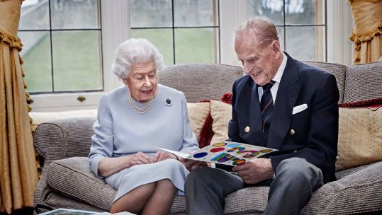 The Queen and Prince Philip in photo released for their 73rd wedding anniversary
