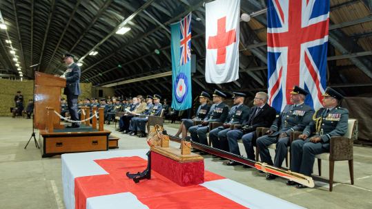 The RAF Global Enablement Medical Force has received the Firmin Sword of Peace Award for its outstanding humanitarian contributions during 2023.