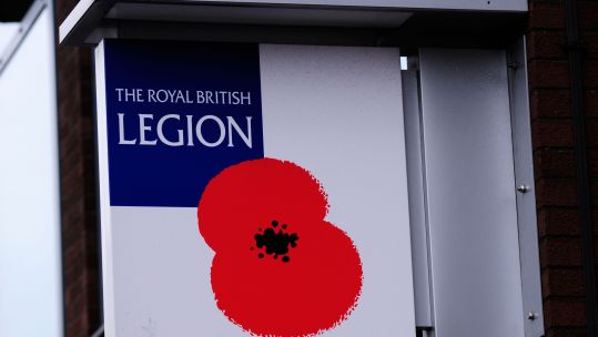 The Royal British Legion sign Borough High Street, London 151010 CREDIT Alastair Laming Alamy Stock Photo.jpg