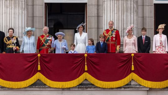 The Royal Family watch the Flypast from the balcony of Buckingham Palace 02062022 CREDIT MOD Crown Copyright.jpg