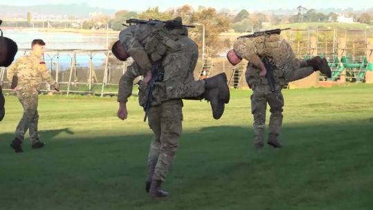The Royal Marines take part in Bottom Field test 28112021 CREDIT BFBS.jpg