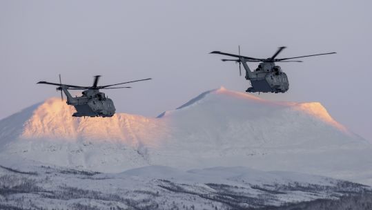 The Royal Navy's Helicopter Commando Force take part in Operation Clockwork 2023 in Norway