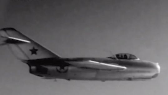 American pilots were forced to engage in dog fights against the Soviet MiG-15.