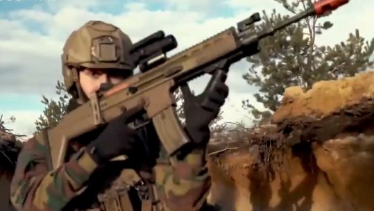 The Special Operations Forces, combat assault rifle, otherwise known as SCAR 