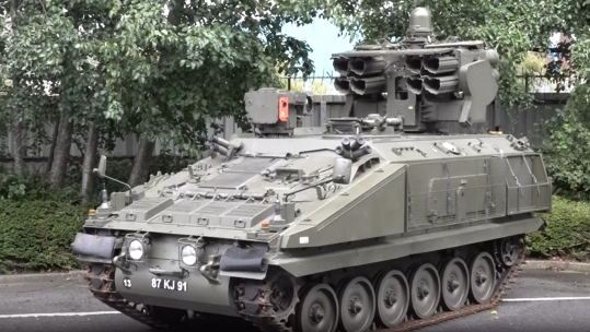 The Stormer is the UK Armed Forces' very short-range air defence system