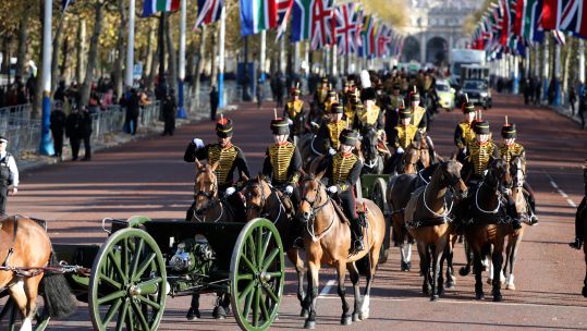 The UK Armed Forces have taken part in the official State Visit of the President of the Republic of South Africa, 22112 CREDIT MOD