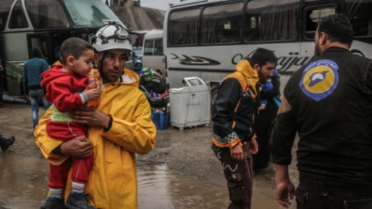 The White Helmets (Picture: PA).