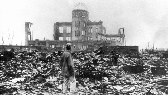 The devastation of the Japanese city of Hiroshima after the dropping of a nuclear bomb in WW2 010145 CREDIT UPPA-DPA-PA