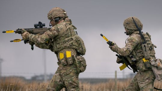 Exercise scenarios included gunners from the RAF Regiment clearing and securing an airfield