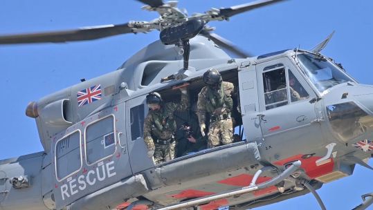 The last remaining search and rescue unit in Cyprus, RAF's 84 Squadron, performing a training exercise in Cyprus 