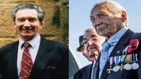 The last two surviving members of the Guinea Pig Club Jan Stangrycuk-Black and Sam Gallop have passed 24102023 CREDIT RAFBF