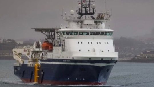The new ship RFA Stirling Castle has been officially named and will go into service after maintenance (Picture: Royal Navy).
