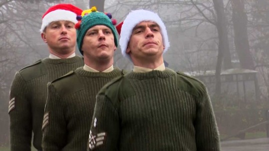 The Army Drill With A Christmas Twist
