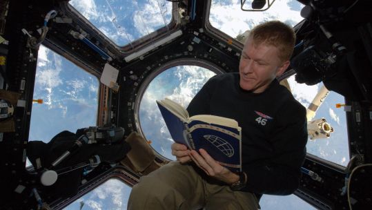 Tim Peake in space