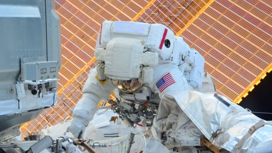 Tim Peake Steps Out For Spacewalk