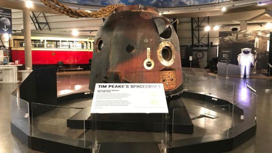 Tim Peake Spacecraft Credit BFBS Cherry Casey