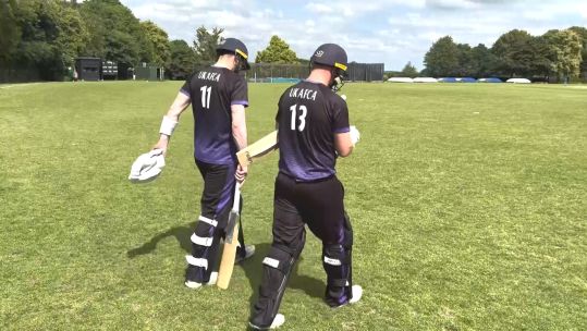 Tom Shorthouse and Liam Fletcher enter field for UKAF v MCC in 2024 Credit BFBS.jpg 