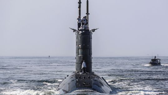 Trafalgar-class nuclear-powered fleet submarine HMS Trenchant DATE UNKNOWN CREDIT ROYAL NAVY