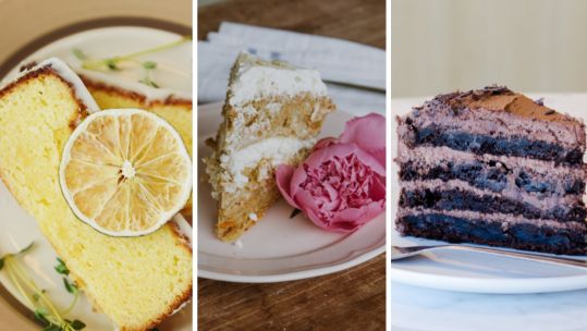 Trio of cakes 090519 CREDIT unsplashed