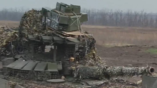 Trophy T-72B3M captured by the Azov Tankers CREDIT AZOV