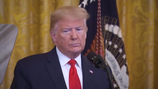 Trump unveils Middle East peace plan 280120 CREDIT White House.jpg