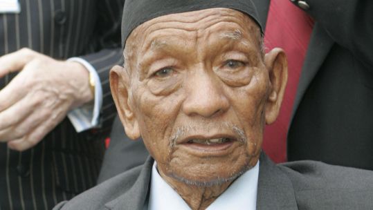 Tul Bahadur Pun VC, pictured as the decision to refuse him British residency was overturned. Picture: PA Images / Alamy