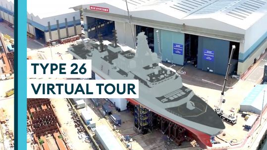 BAE Systems are using visualisation technology to build ships without cutting steel (Picture: BAE Systems).