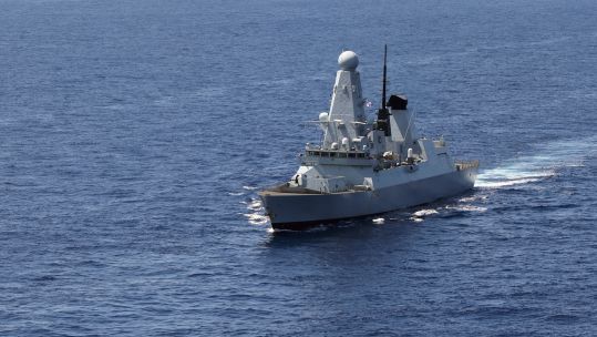 Type 45 destroyer HMS Diamond (Picture: MOD).