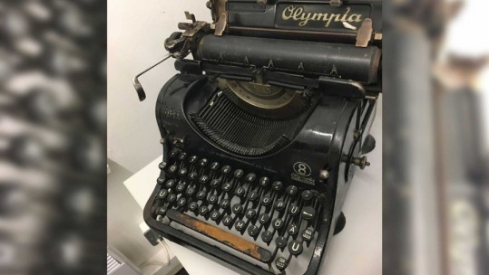 This typewriter is in the Airborne Assault Museum at Imperial War Museum at Duxford