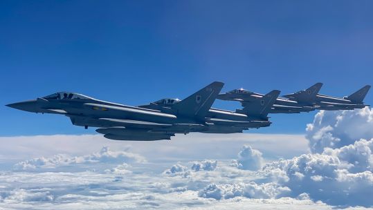 Typhoon Squadrons operating in opposite sides of the world 07102023 CREDIT RAF