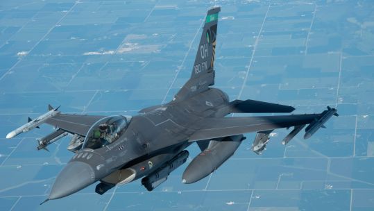 The United States is planning to train Ukrainian F-16 pilots in October this year (Picture: US Department of Defence).