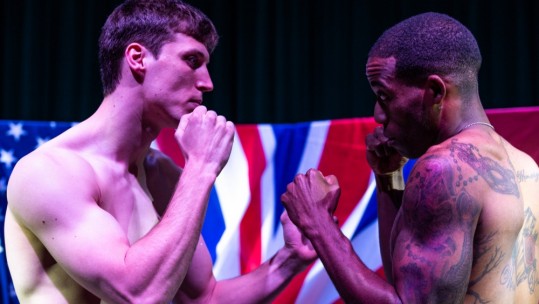US Marine Corps boxing team take on the Royal Marines