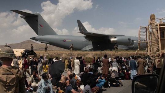 UK Armed Forces personnel at Kabul Airport 200821 CREDIT MOD.jpg