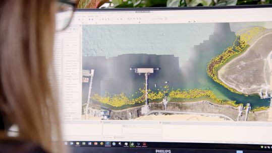 UK Hydrographic Office digital map
