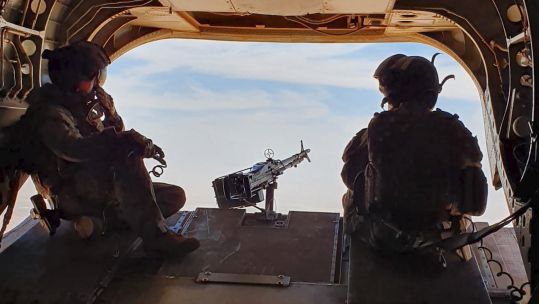 Anonymous service personnel (Picture: MOD).