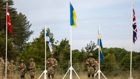 The UK reaffirms it's commitment to supporting Ukraine (Picture: MOD).
