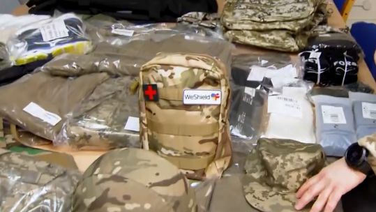 The UK and equipment supplied to Ukrainians during Operation Interflex.