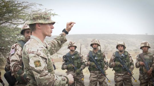 UK troops in Senegal for training exercise with West African troops 020320 CREDIT BFBS.jpg