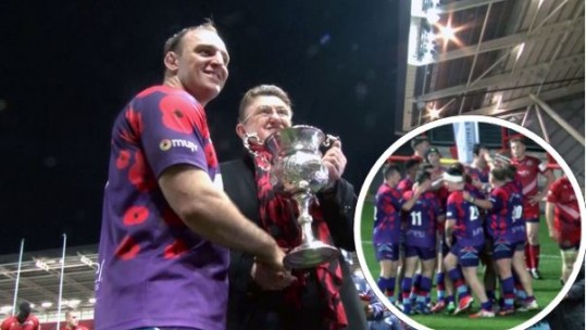 UK Armed Forces vs Bristol Utd Remembrance rugby match 2017