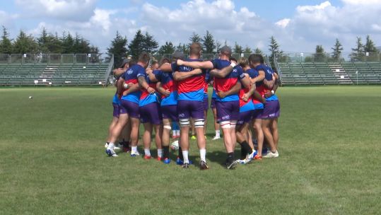 UKAF Rugby Union side training in Japan.