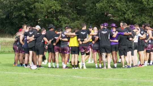 UKAF Rugby team ready for semi-final against Fiji 02092023 CREDIT BFBS