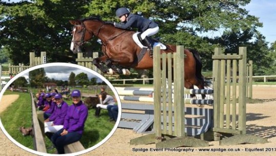UK Armed Forces show jumping team