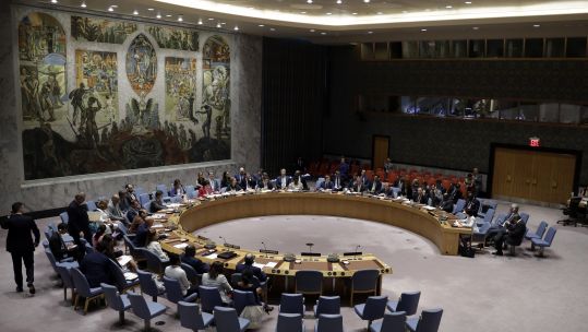 UN Security Council meeting in New York