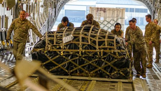 US Air Force cargo C-17 bound for Poland 100222 CREDIT US DEPT OF DEFENSE