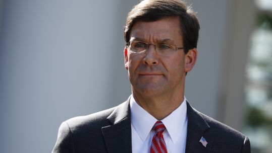 Mark Esper has been US Defense Secretary since July 2019 (Picture: PA).