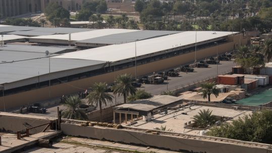 Cover image: Library picture of the US embassy in Baghdad (Picture: US Department of Defense).